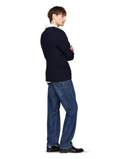 Foto 3 | Jersey Tommy Hilfiger De Algodón Con Cuello Redondo Para Hombre - Venta Internacional.