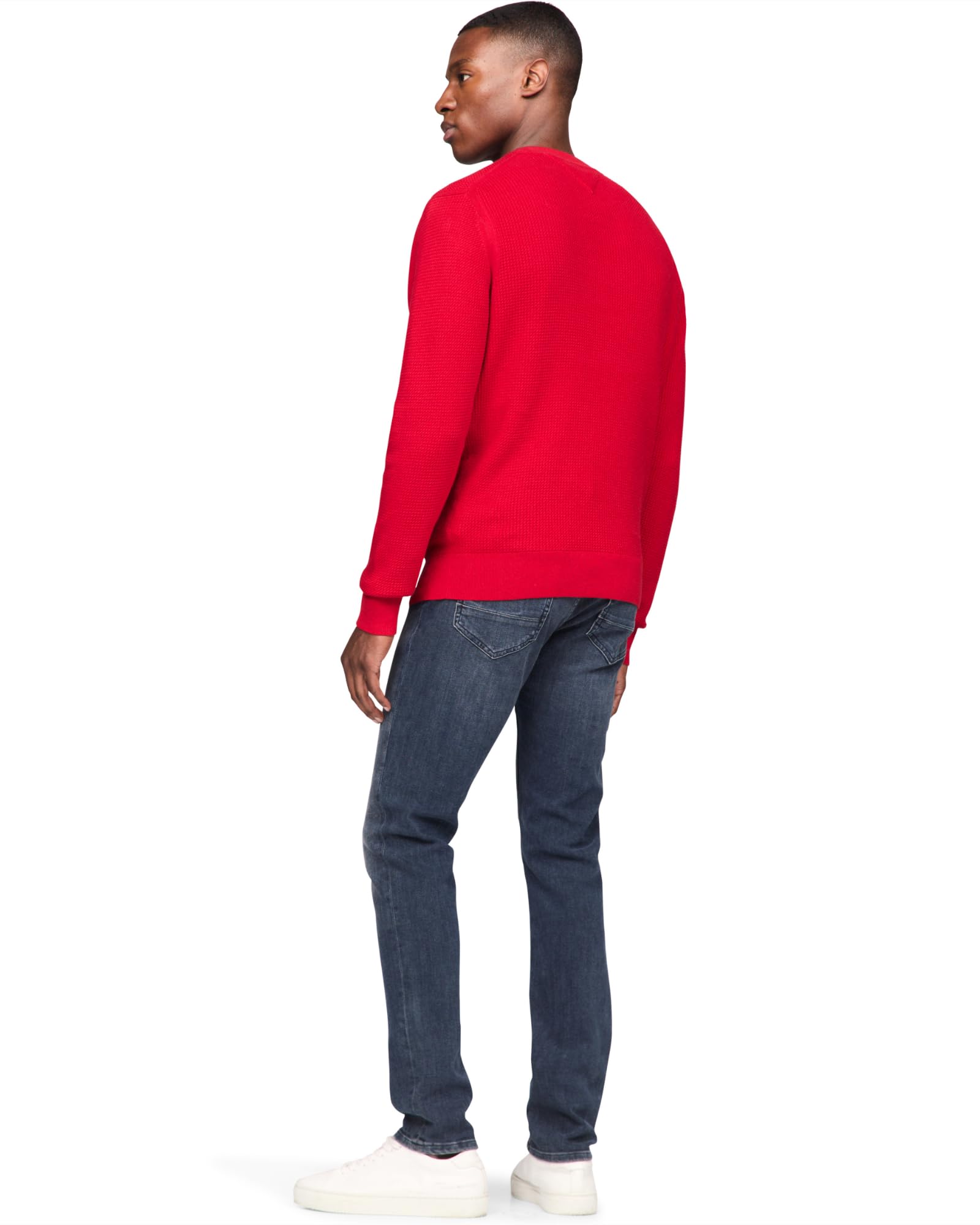 Foto 4 pulgar | Jersey Tommy Hilfiger Con Cuello Redondo Estructurado 9gg Para Hombre - Venta Internacional.