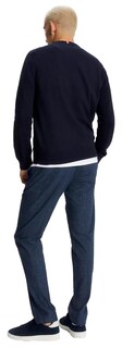 Foto 3 | Jersey Tommy Hilfiger Liso Cuello Redondo Azul para Hombre - Venta Internacional
