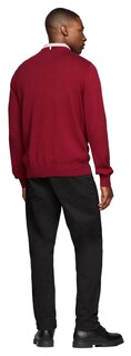 Foto 4 | Jersey Tommy Hilfiger Liso Cuello Redondo Rojo para Hombre - Venta Internacional