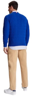 Foto 3 | Suéter Tommy Hilfiger Azul Cable Knit para Hombre - Venta Internacional