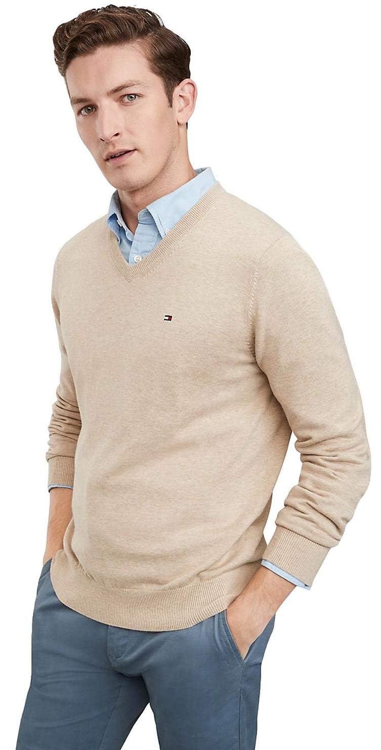 Foto 1 | Suéter Tommy Hilfiger con Cuello en V para Hombre- Venta Internacional