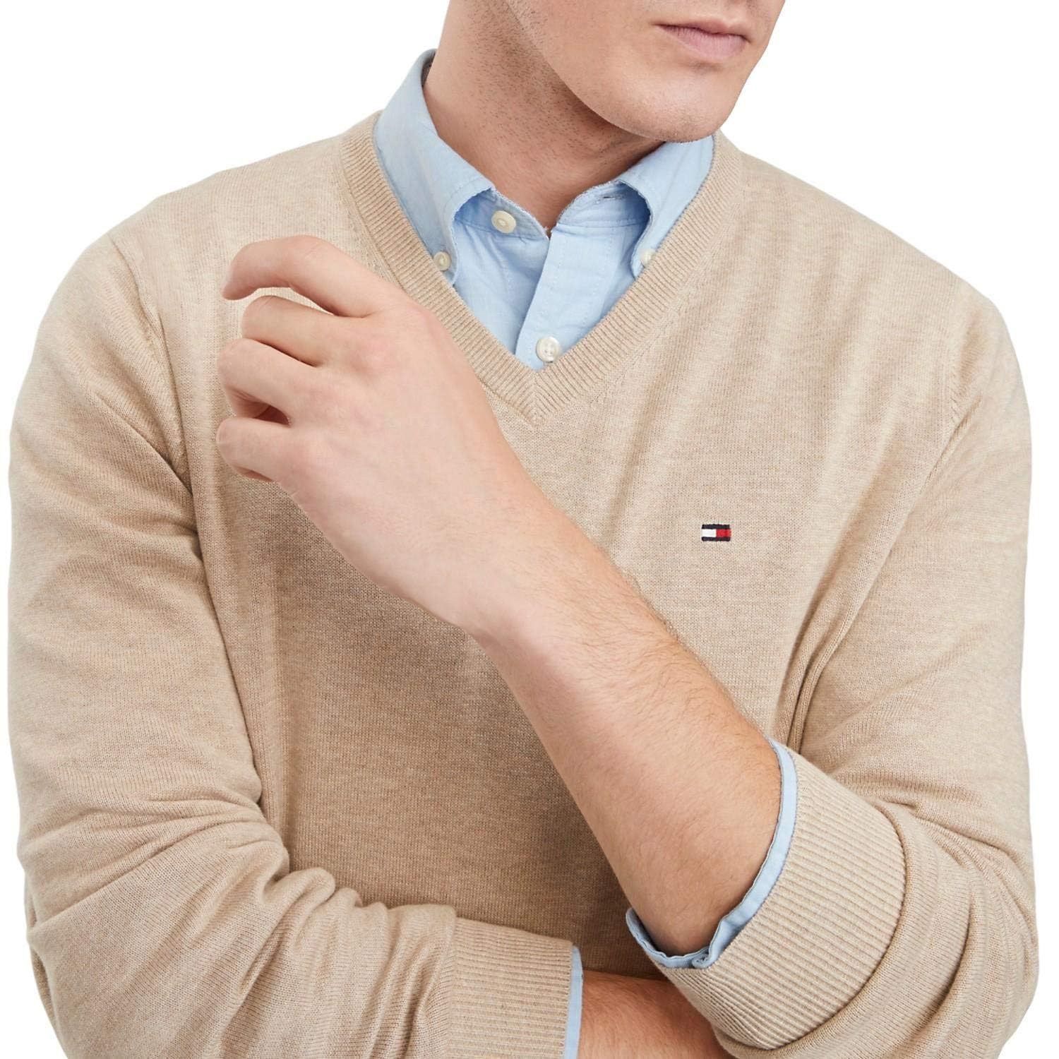 Foto 2 | Suéter Tommy Hilfiger con Cuello en V para Hombre- Venta Internacional