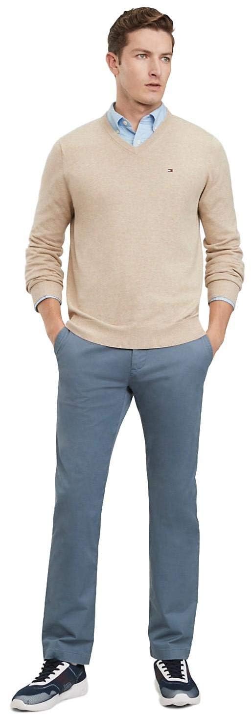 Foto 4 pulgar | Suéter Tommy Hilfiger con Cuello en V para Hombre- Venta Internacional