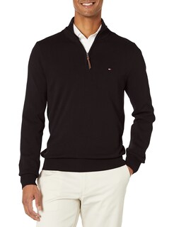 Foto 1 | Jersey Tommy Hilfiger Manga Larga Negro para Hombre - Venta Internacional