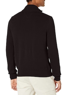 Foto 2 | Jersey Tommy Hilfiger Manga Larga Negro para Hombre - Venta Internacional