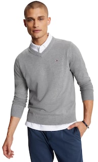 Foto 1 | Suéter Tommy Hilfiger Colección 2024 con Cuello en V para Hombre - Venta Internacional
