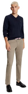 Foto 2 | Suéter Tommy Hilfiger con Cuello en V Azul Marino para Hombre - Venta Internacional