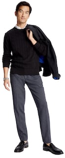 Foto 2 | Suéter Tommy Hilfiger Cable Knit Negro para Hombre- Venta Internacional