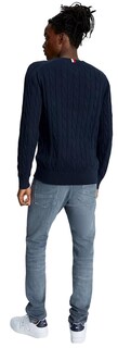 Foto 4 | Jersey Tommy Hilfiger Cable Knit para Hombre - Venta Internacional