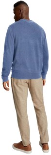 Foto 4 | Suéter Tommy Hilfiger Liso con Cuello Redondo Azul para Hombre - Venta Internacional