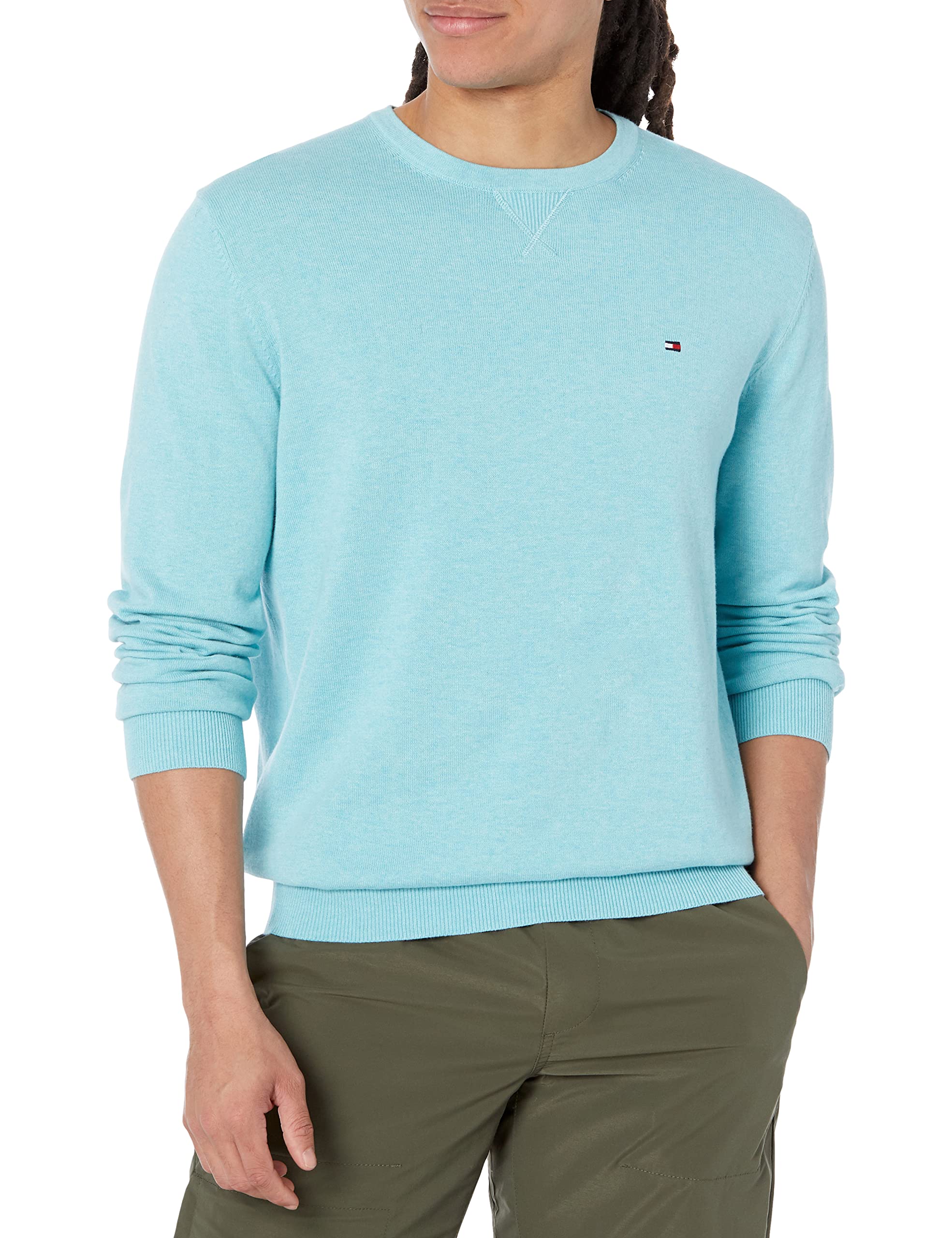 Foto 1 | Jersey Tommy Hilfiger Azul para Hombre - Venta Internacional