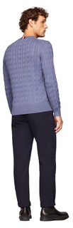 Foto 4 | Suéter Tommy Hilfiger Cable Knit para Hombre- Venta Internacional