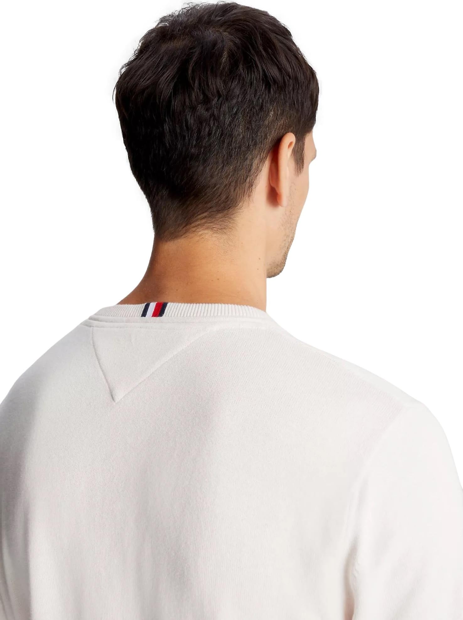 Foto 4 pulgar | Jersey Tommy Hilfiger Liso Blanco para Hombre - Venta Internacional