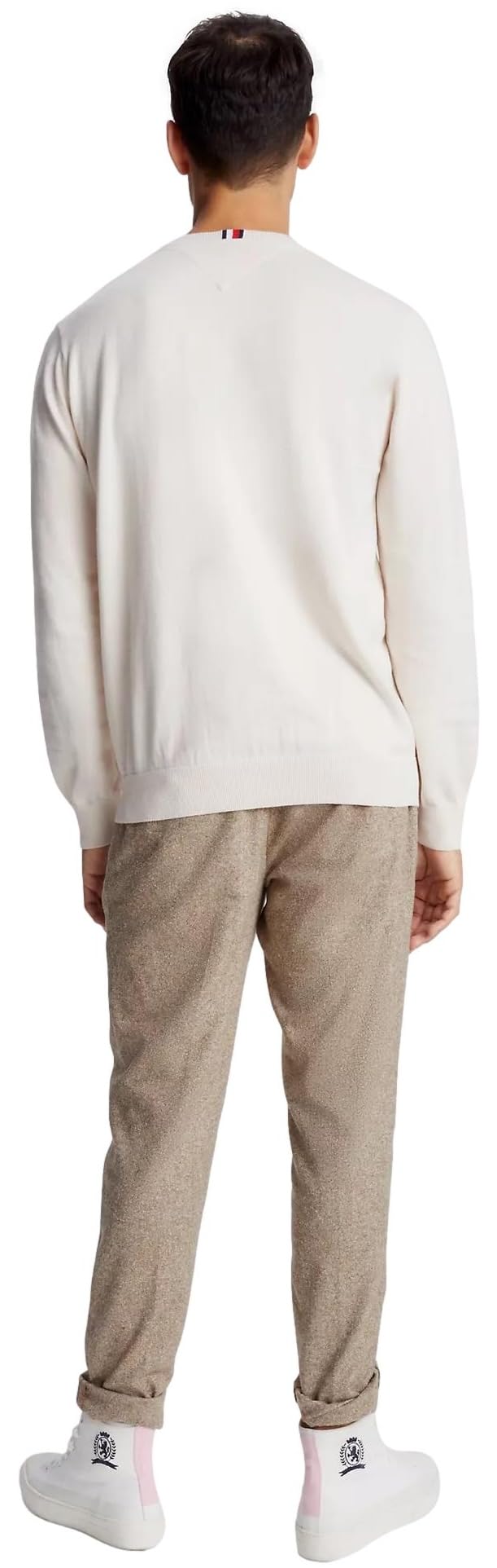Foto 5 pulgar | Jersey Tommy Hilfiger Liso Blanco para Hombre - Venta Internacional