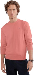 Foto 1 | Jersey Tommy Hilfiger Rojo Liso para Hombre - Venta Internacional