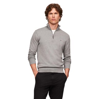 Foto 1 | Jersey Tommy Hilfiger Essential de Algodón Gris para Hombre - Venta Internacional