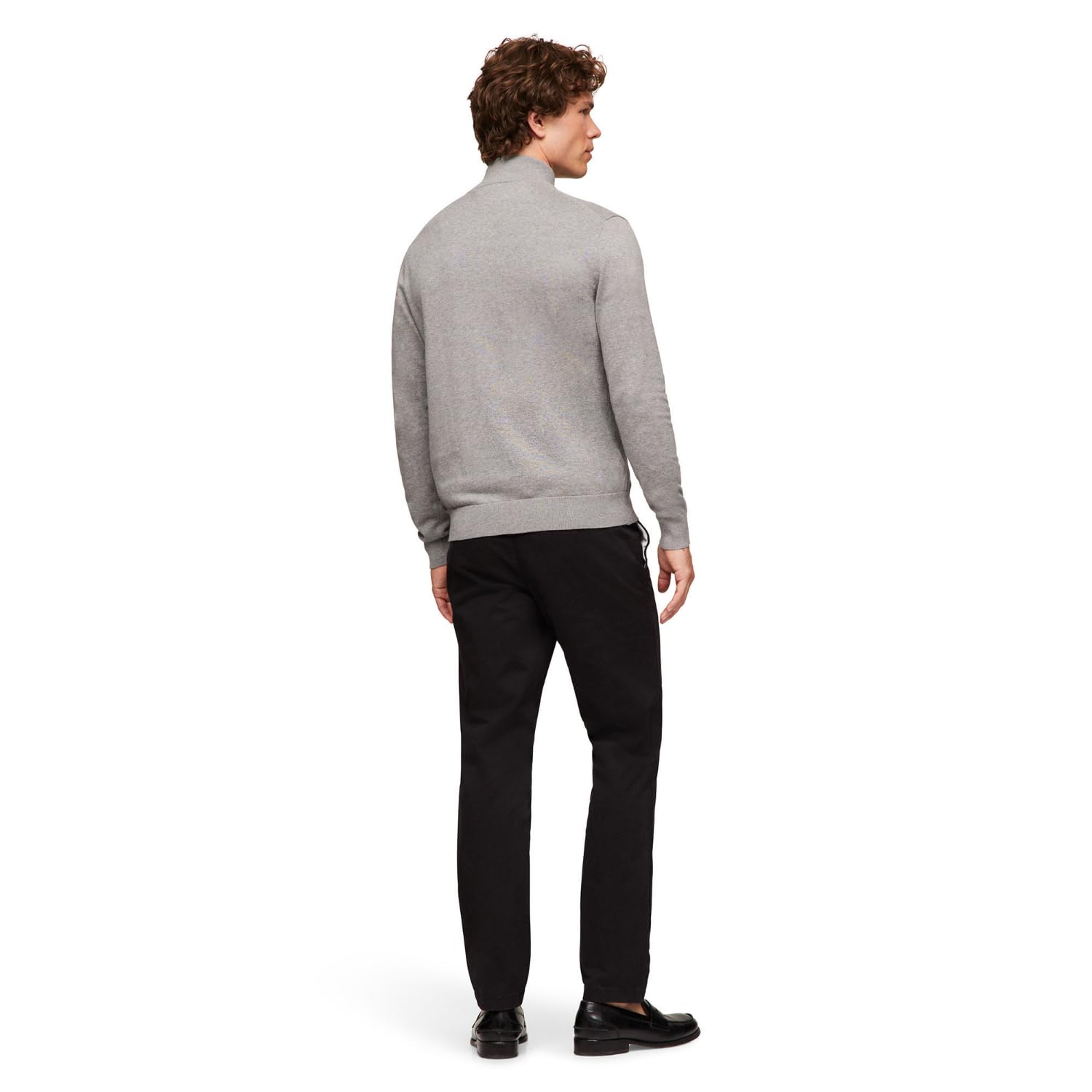 Foto 4 | Jersey Tommy Hilfiger Essential de Algodón Gris para Hombre - Venta Internacional