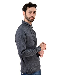 Foto 2 | Lee Suéter Con Capucha Para Hombre En Color Azul Marino Con Gris.