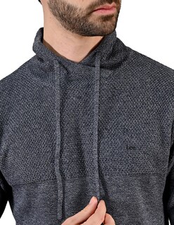 Foto 4 | Lee Suéter Con Capucha Para Hombre En Color Azul Marino Con Gris.