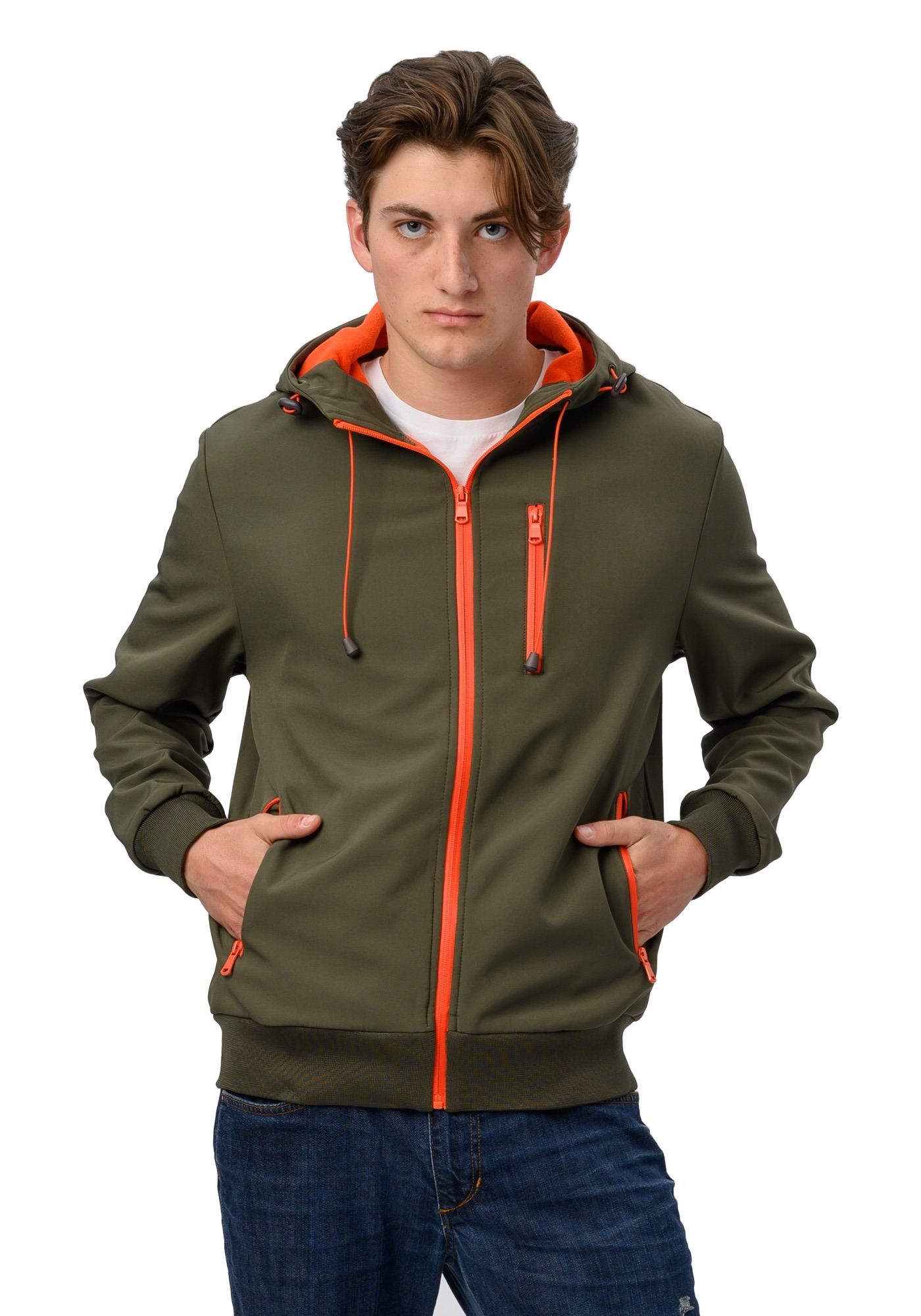 Foto 2 pulgar | Sudadera Hoodie con Capucha Refinery Republic color Verde