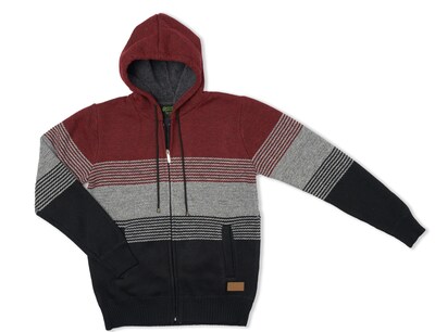 Foto 3 | Sudadera Con Cierre Refinery Republic Color Rojo Combinado