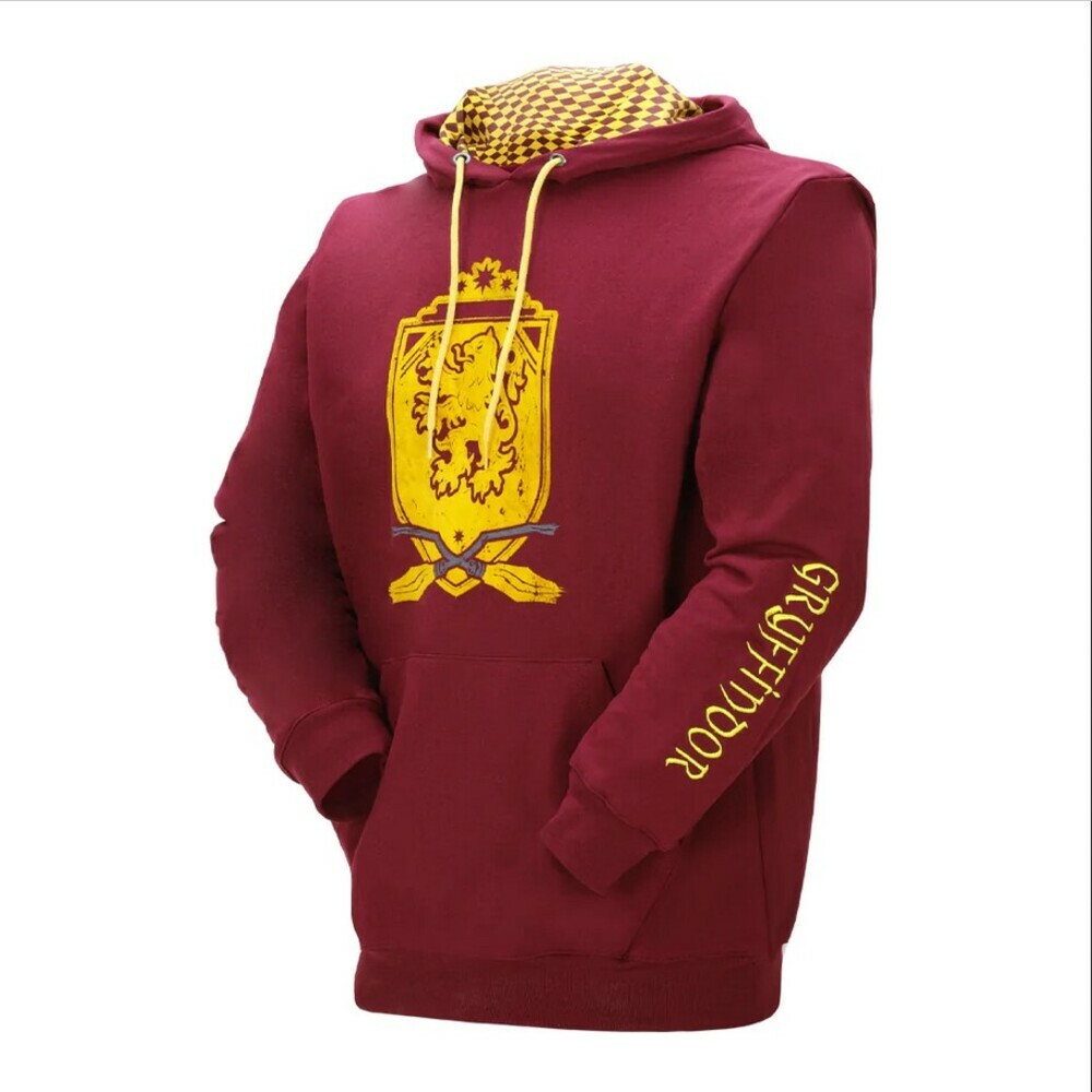 Foto 3 pulgar | Sudadera con Capucha K-Swiss Harry Potter Smhp3 color Vino para Hombre