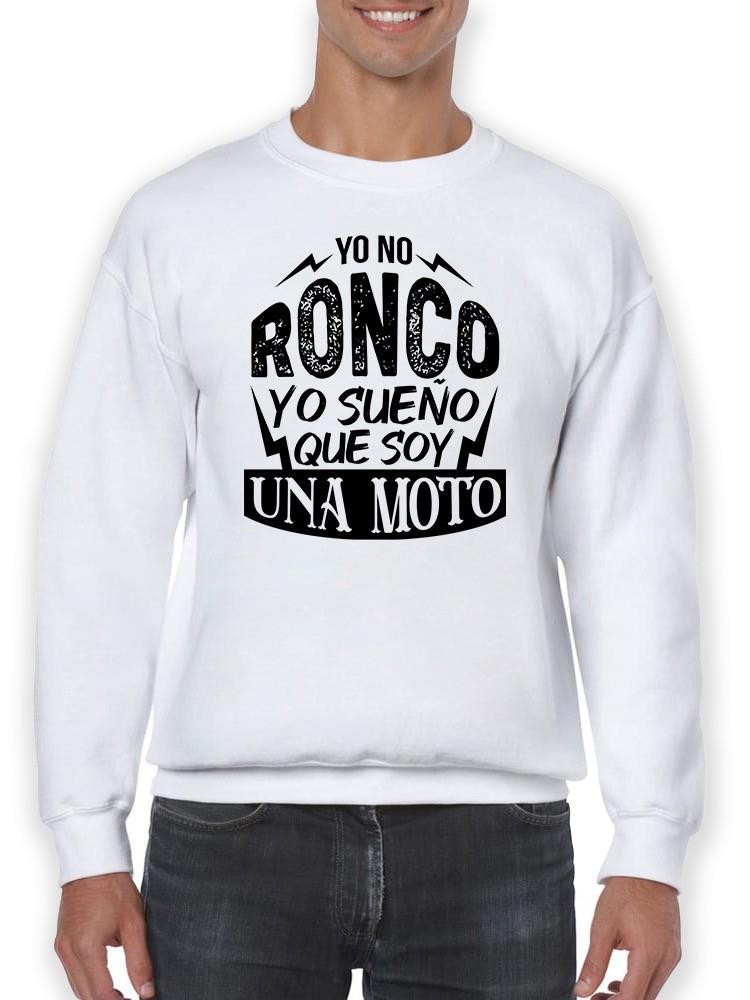 Foto 2 pulgar | Sudadera Smartprintsink Para Hombre  Sueño Que Soy Una Moto