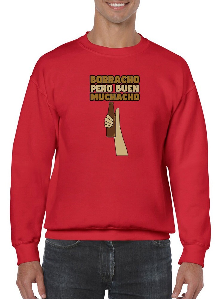 Sudadera Smartprintsink Para Hombre  Borracho Pero Buen Muchacho