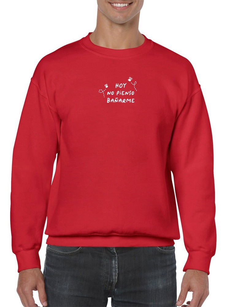 Foto 2 pulgar | Sudadera Smartprintsink con Frase para Hombre