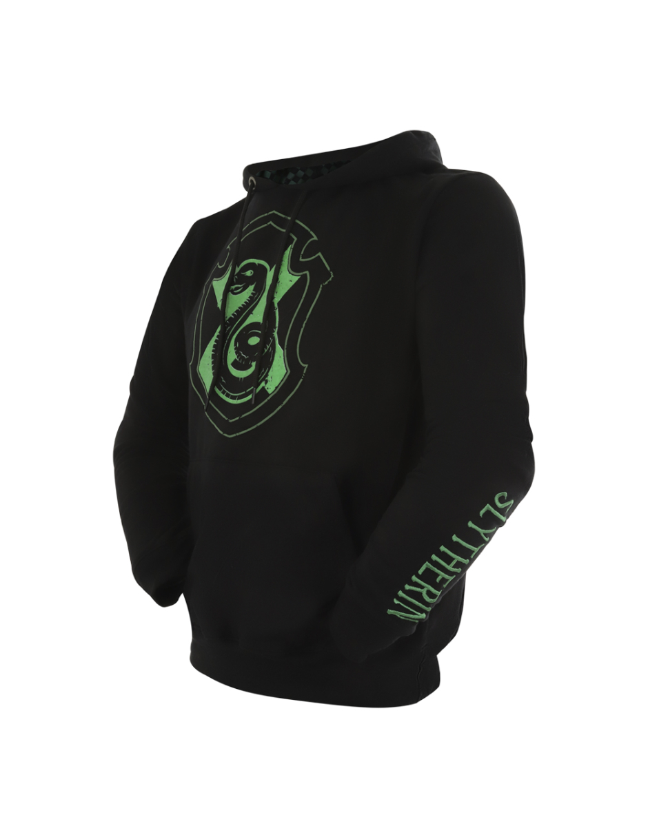 Foto 3 pulgar | Sudadera K-SWISS color Negro Harry Potter Slytherin