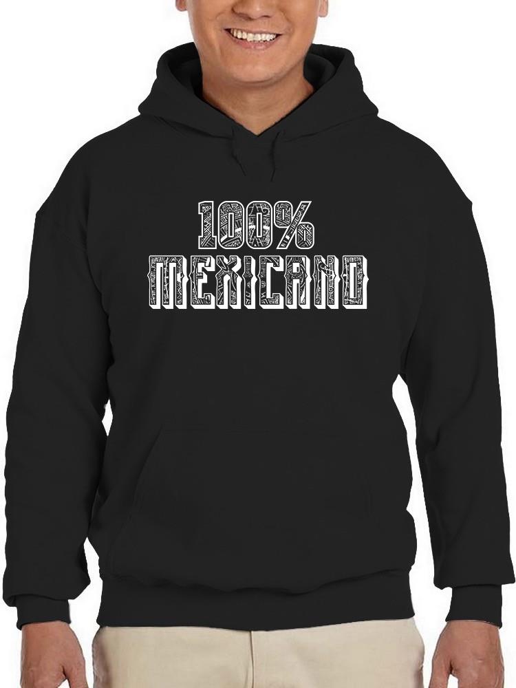 Sudadera Smartprintsink Con Capucha Para Hombre 100% Mexicano! Color Negro