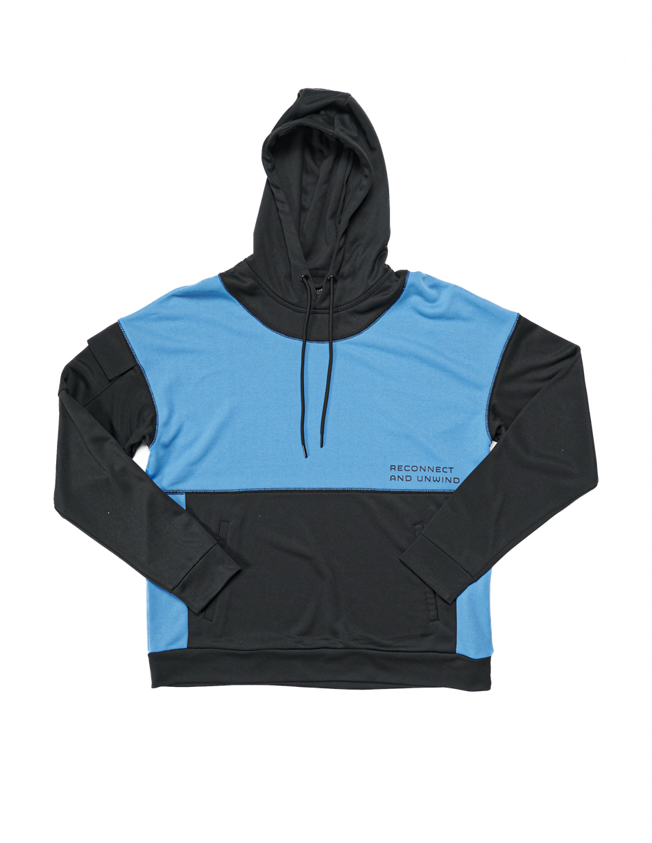 Sudadera Generra con Capucha color Azul para Hombre