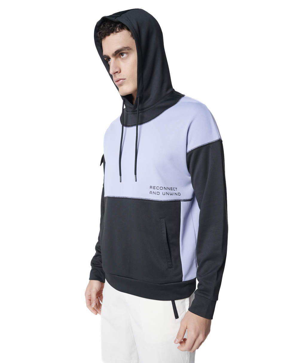 Foto 2 | Sudadera Hoddie Moderna Generra 318852 color Negro para Hombre