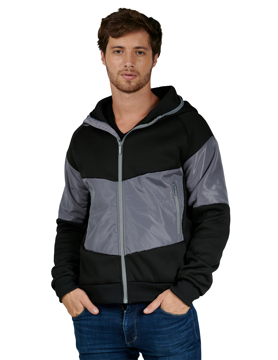 Sudadera Hoddie Moderna Generra 228863 color Negro para Hombre