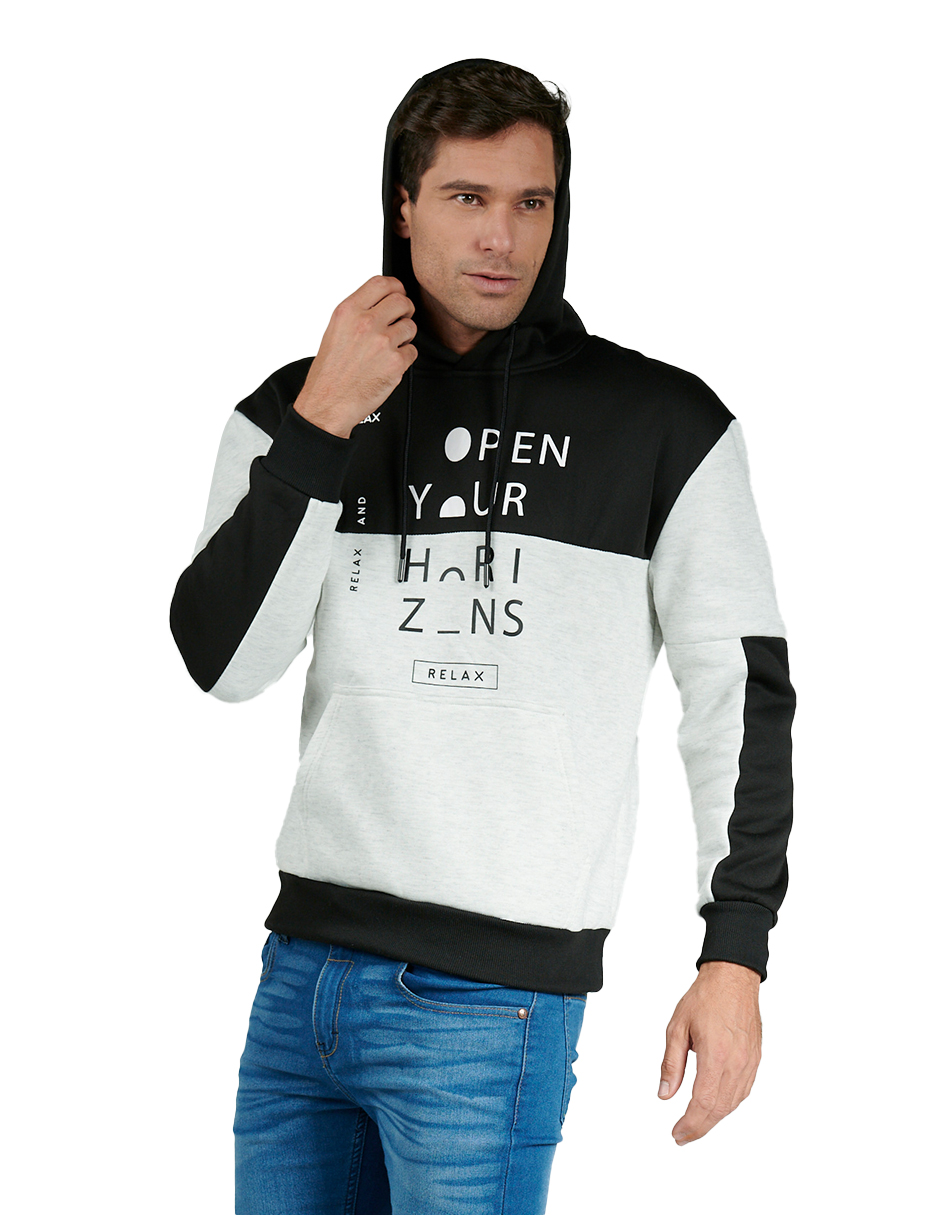 Foto 3 pulgar | Sudadera Hoddie Generra 228861 Multicolor para Hombre