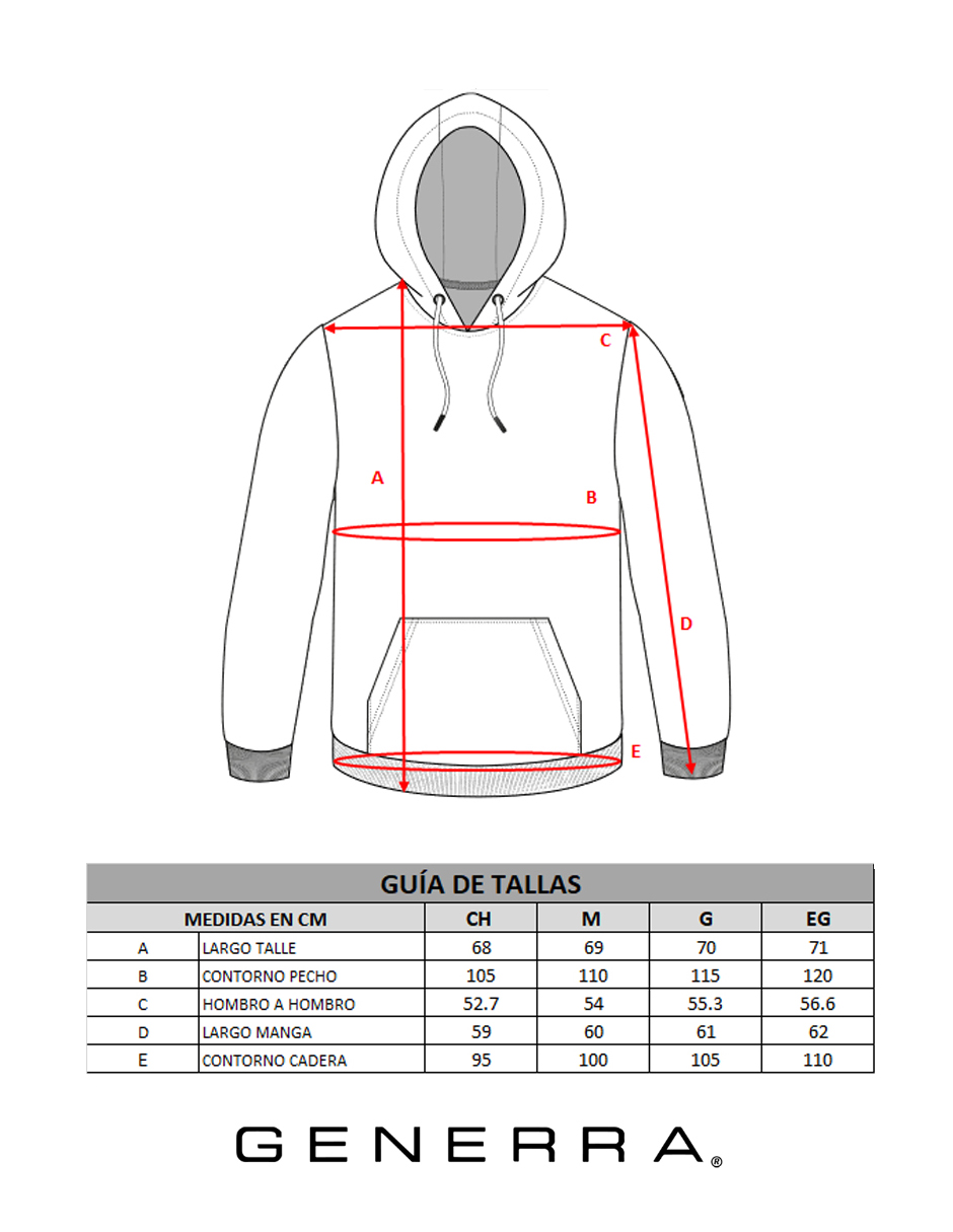 Foto 6 pulgar | Sudadera Hoddie Generra 228861 Multicolor para Hombre