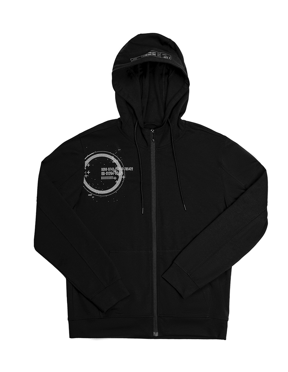 Foto 5 | Sudadera Hoddie Estampada Generra 228854 color Negro para Hombre