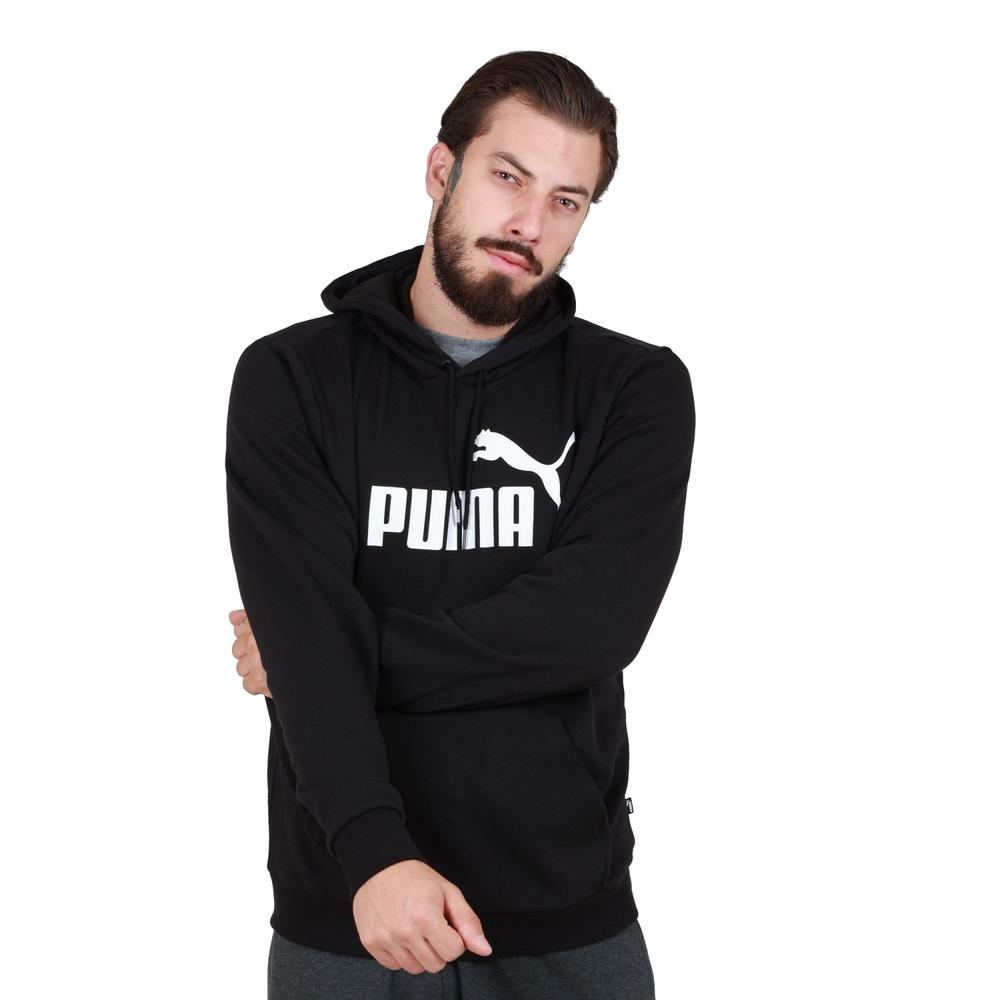 Foto 4 pulgar | Sudadera Puma Ess Big Logo 586688-01 Negro para Hombre