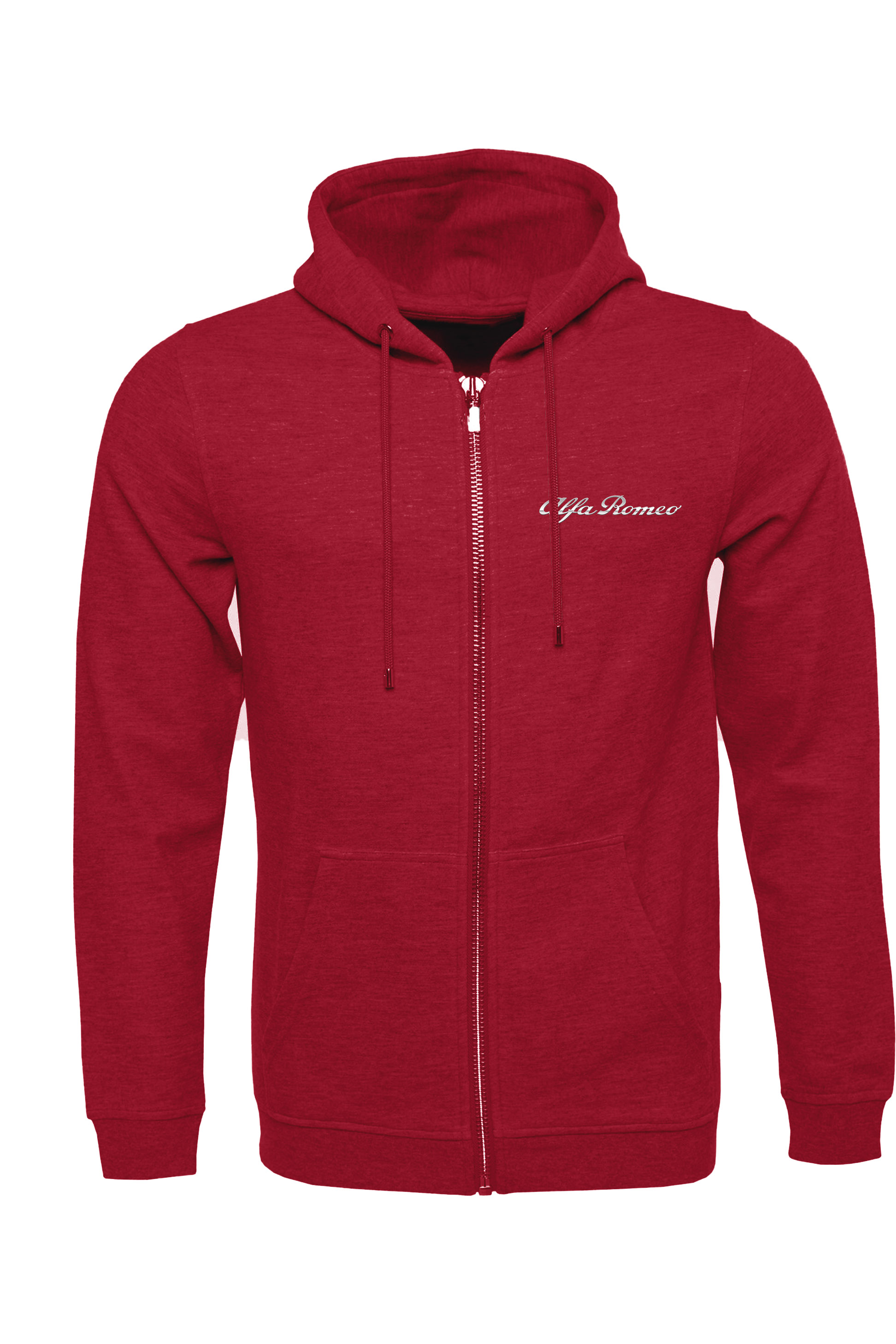 Foto 2 pulgar | Sudadera Hoodie Con Cierre Alfa Romeo