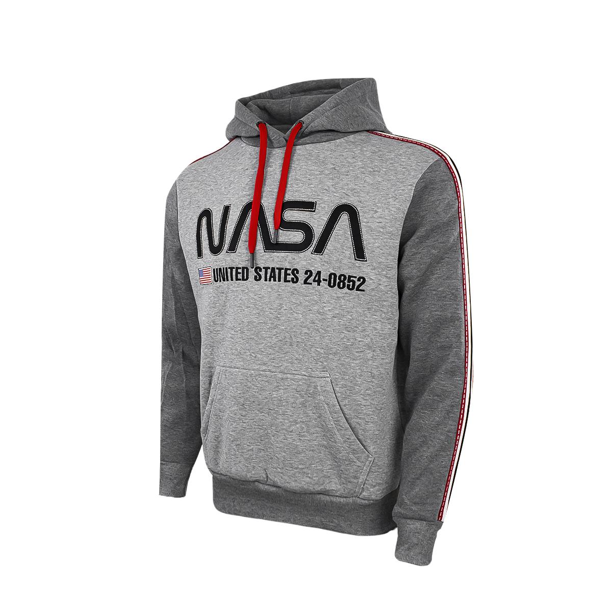 Foto 2 | Sudadera Nasa color Gris para Hombre