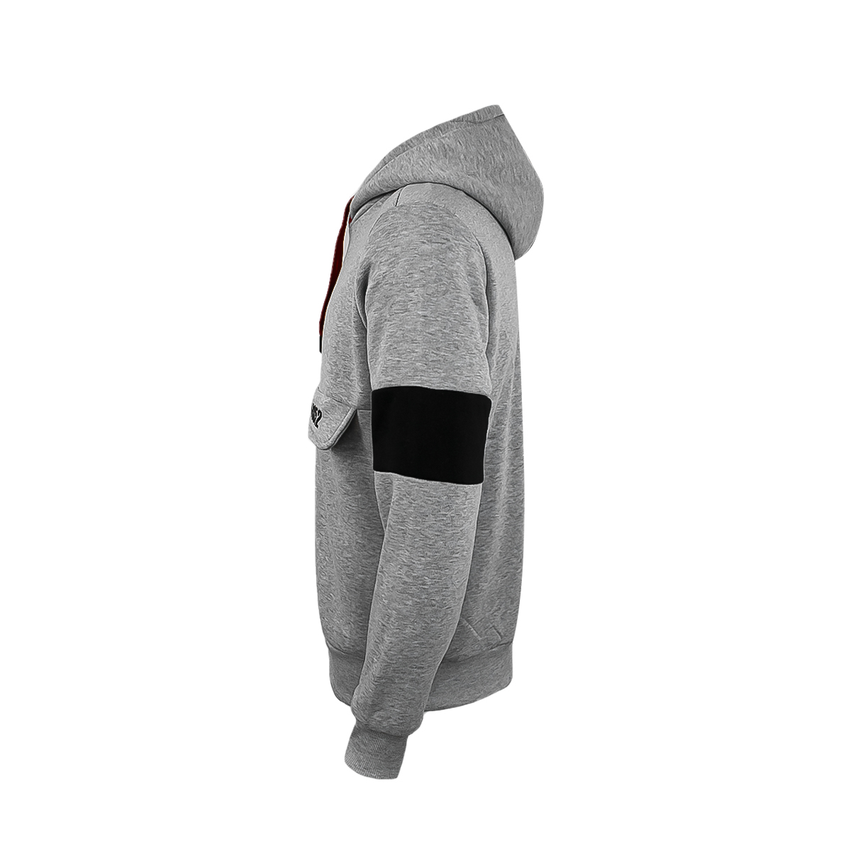 Foto 4 pulgar | Sudadera con Gorro Nasa color Gris para Hombre