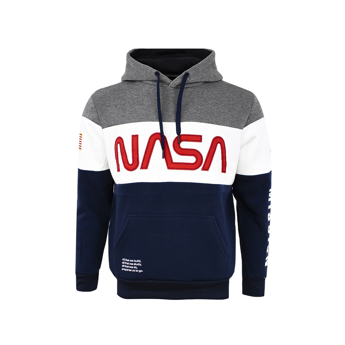 Sudadera Nasa color Azul para Hombre