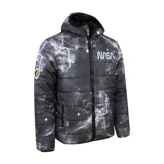 Foto 2 | Sudadera NASA Negra para Caballero