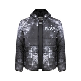Foto 3 | Sudadera NASA Negra para Caballero