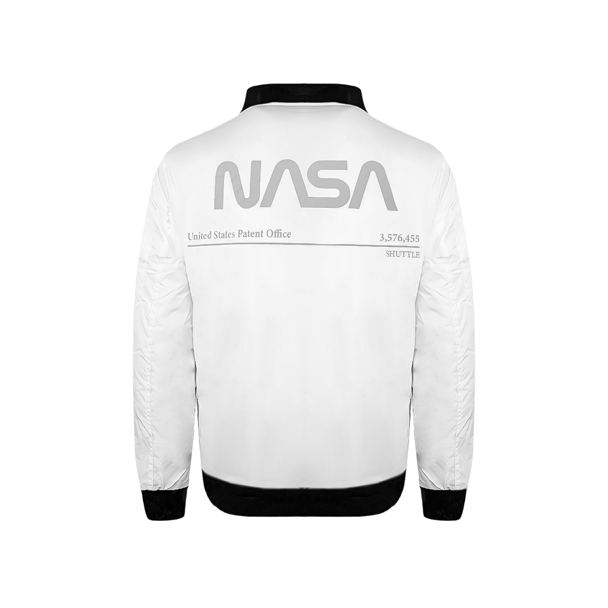 Foto 6 pulgar | Chamarra NASA Blanca para Caballero