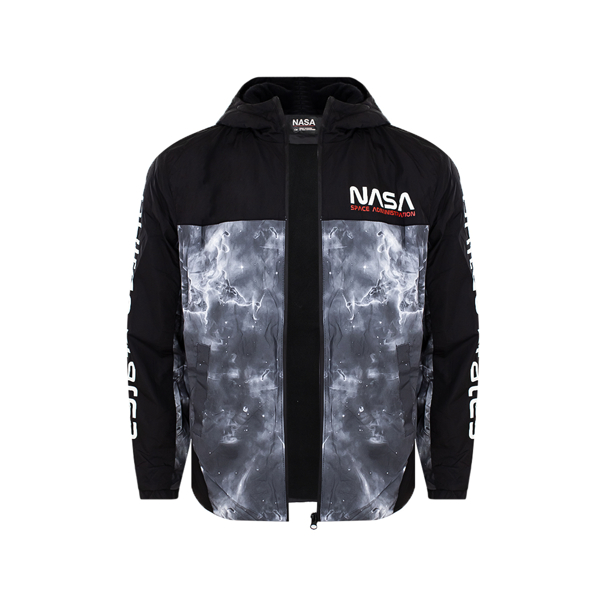 Foto 4 pulgar | Chamarra NASA Negra para Caballero