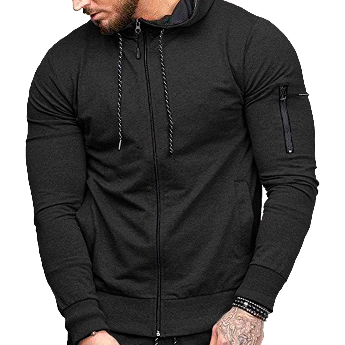 Sudadera Shendy Vendy con Capucha color Negro para Hombre