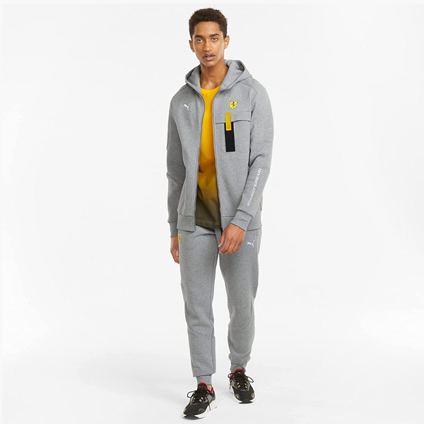 Foto 5 pulgar | Sudadera Puma Ferrari F1 Race T8  Gris para Hombre