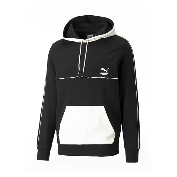 Sudadera Puma con Capucha Negra para Hombre